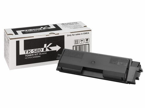 Kyocera Original TK-580K Toner schwarz (1T02KT0NL0)