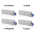OKI Original 46490605, 46490606, 46490607, 46490608 Toner Sparset