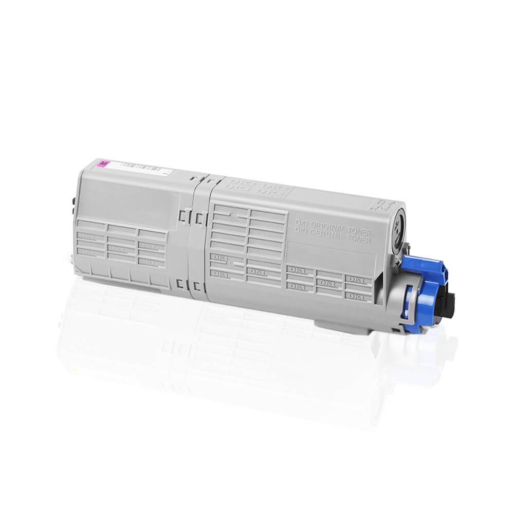 OKI Original 46490606 Toner Magenta, 6000 Seiten
