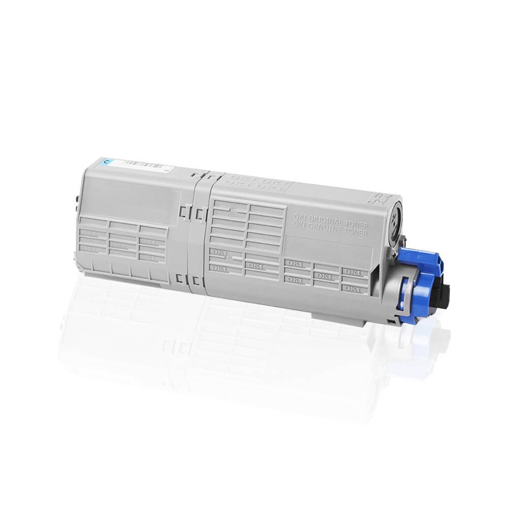 OKI Original 46490607 Toner Cyan, 6000 Seiten