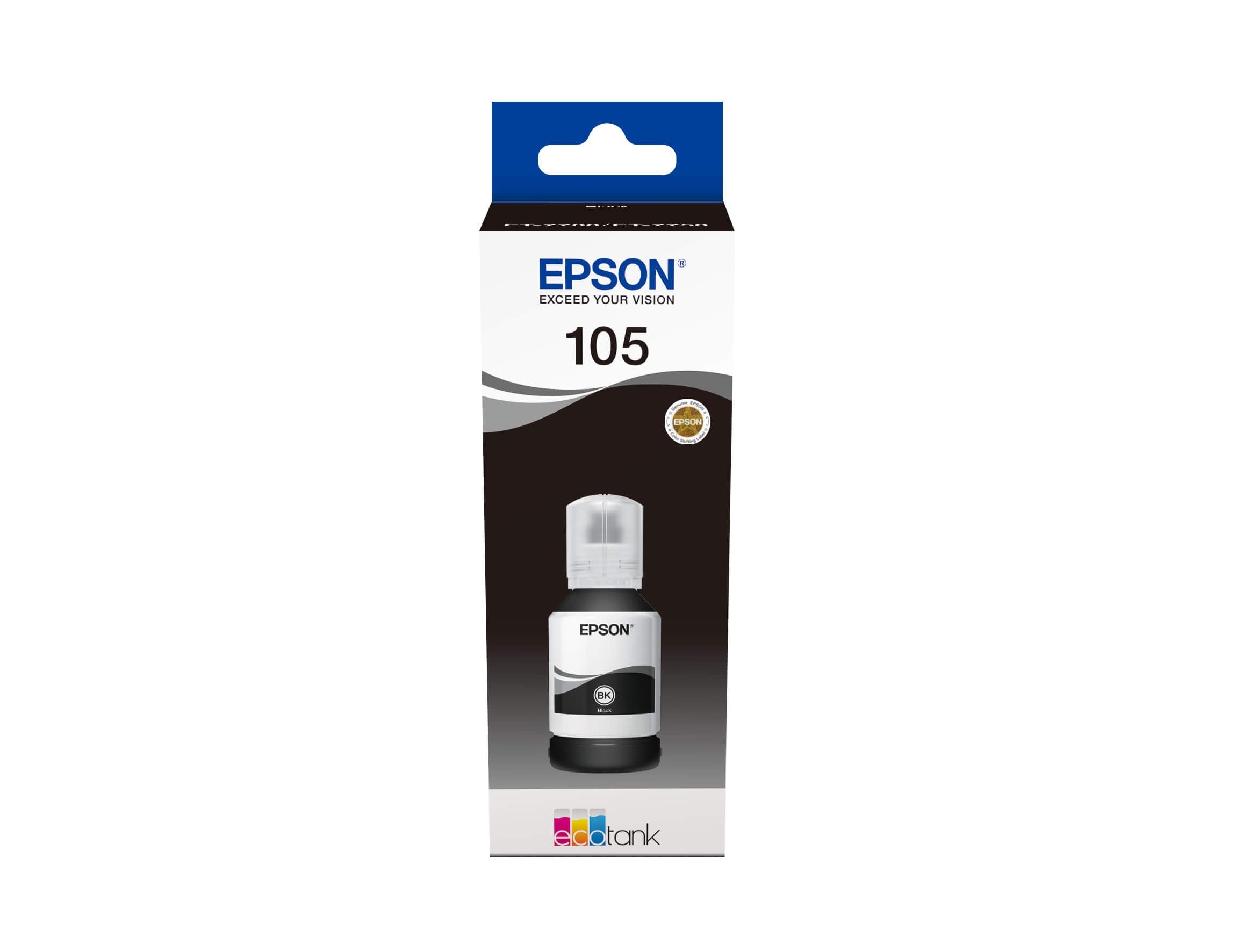 Original Epson C13T00Q140 / 105 Tintenflasche schwarz