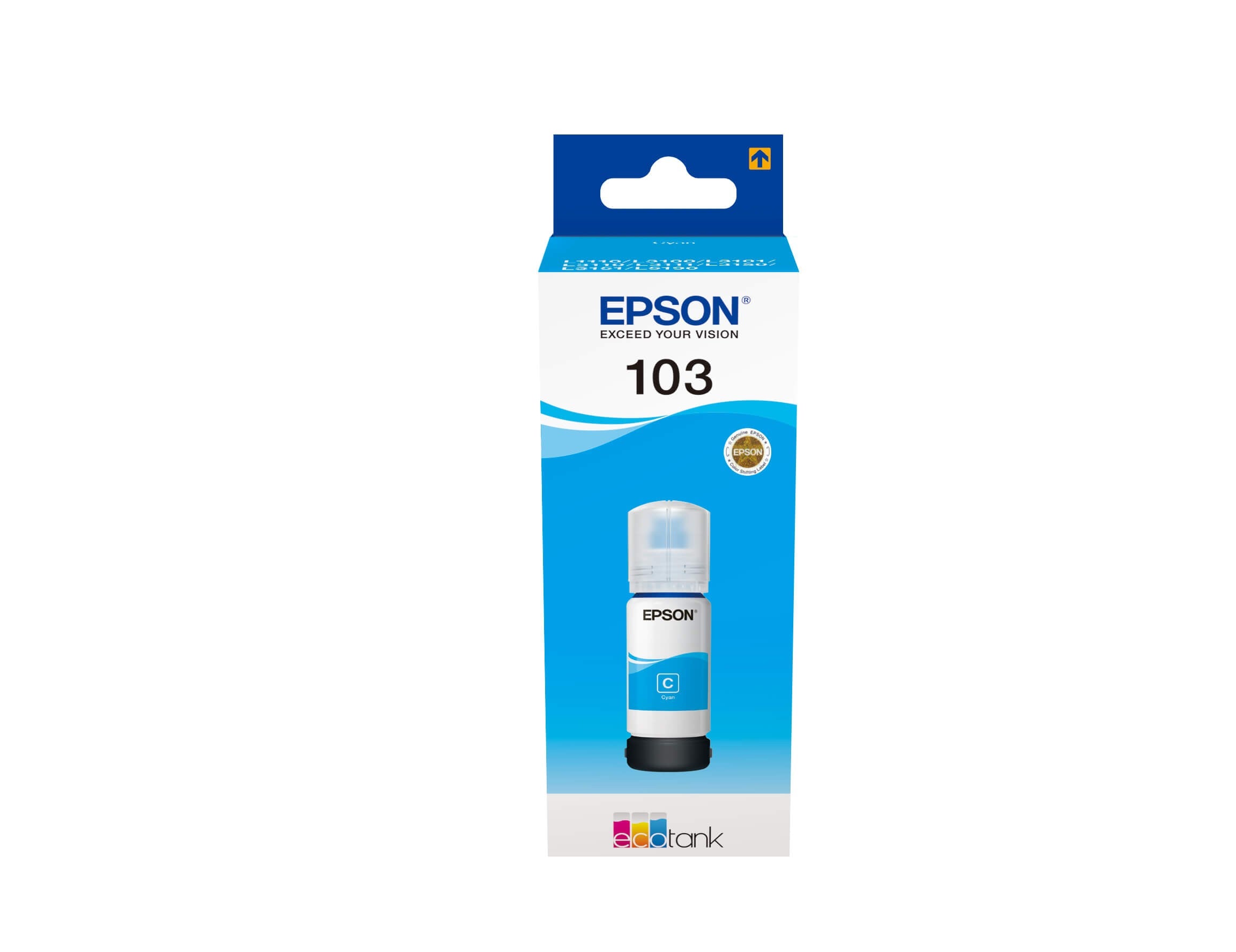 Original Epson C13T00S24A / 103 Tintenflasche cyan