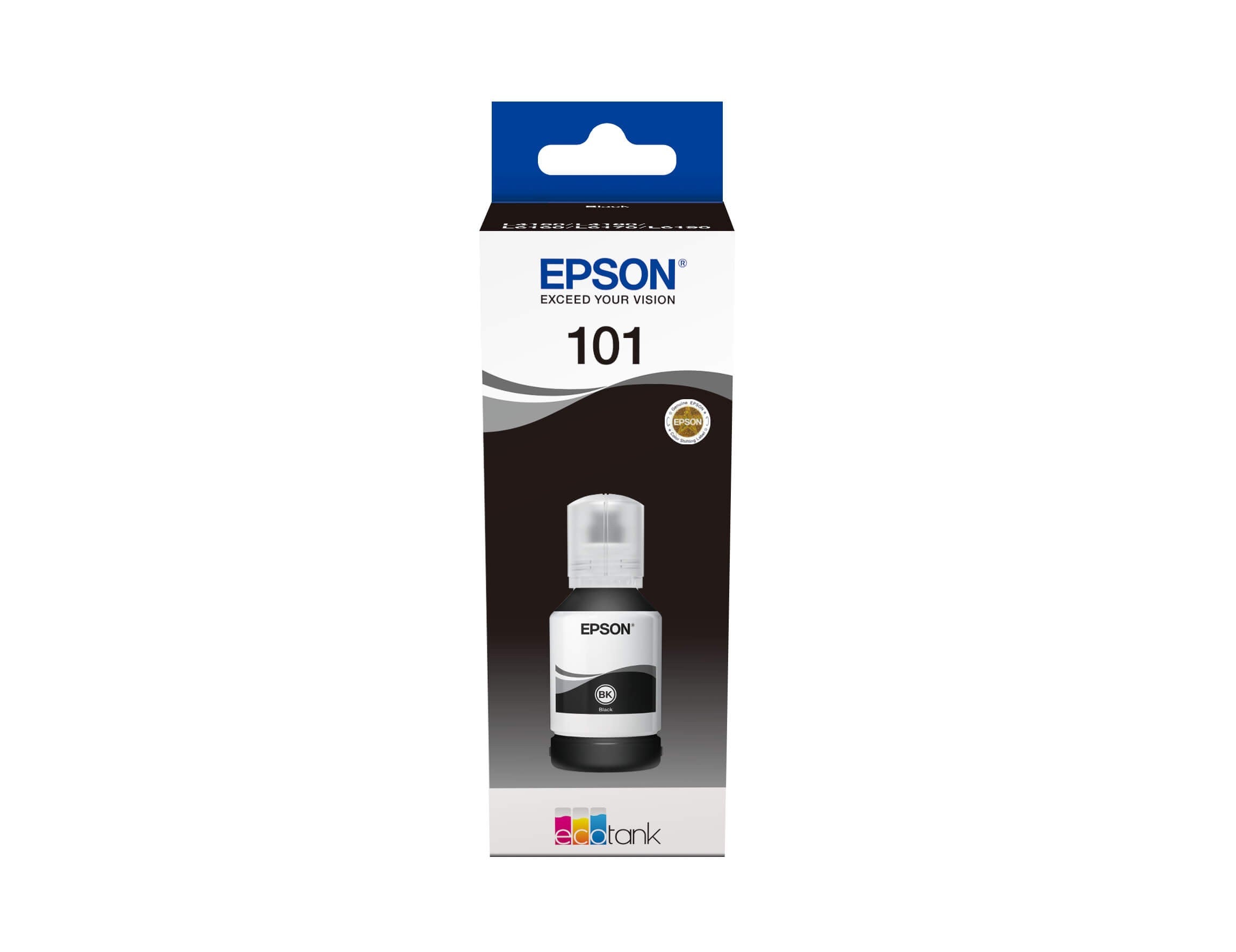Original Epson C13T03V14A / 101 Tintenpatrone schwarz
