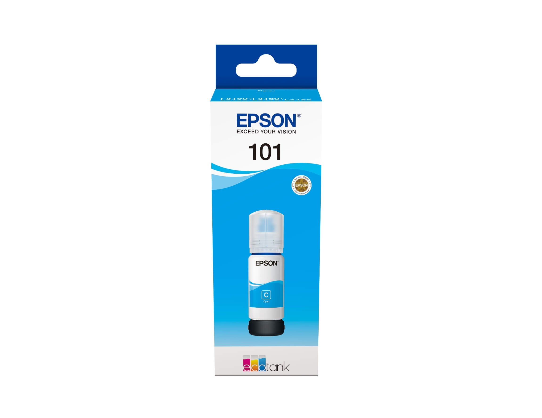 Original Epson C13T03V24A / 101 Tintenpatrone cyan