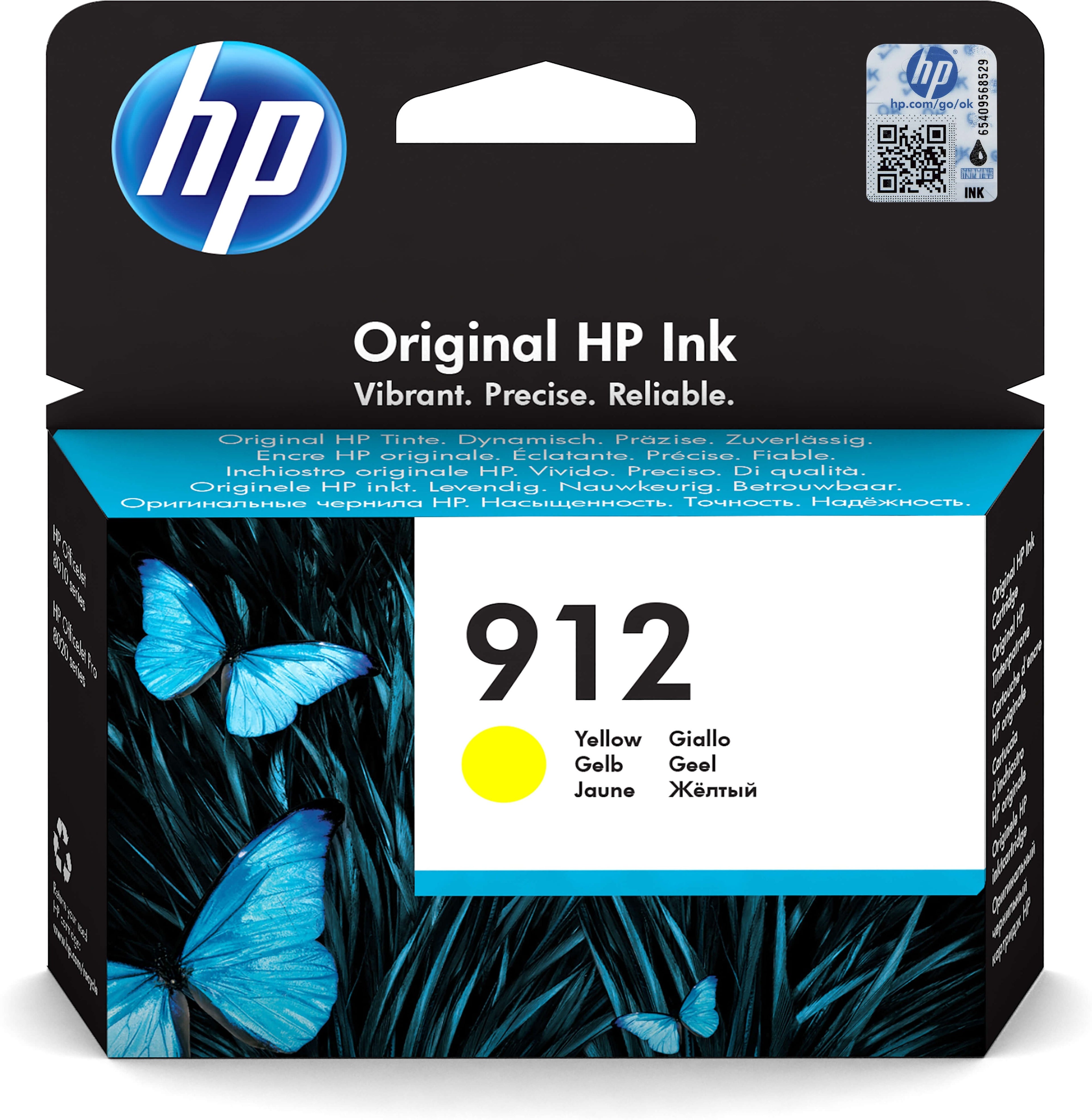 Original HP 3YL79AE / 912 Tintenpatrone gelb