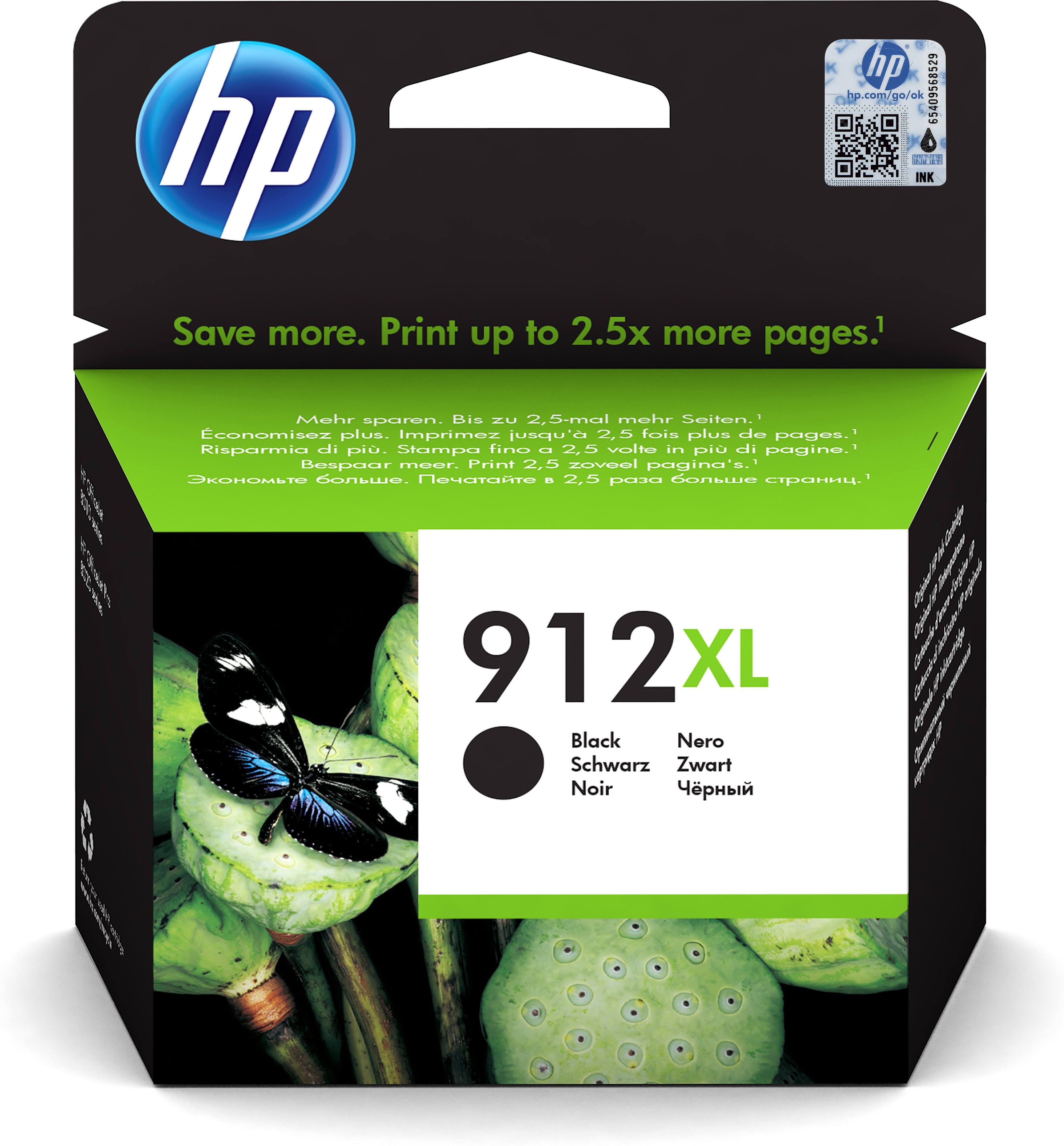 Original HP 3YL84AE / 912XL Tintenpatrone schwarz
