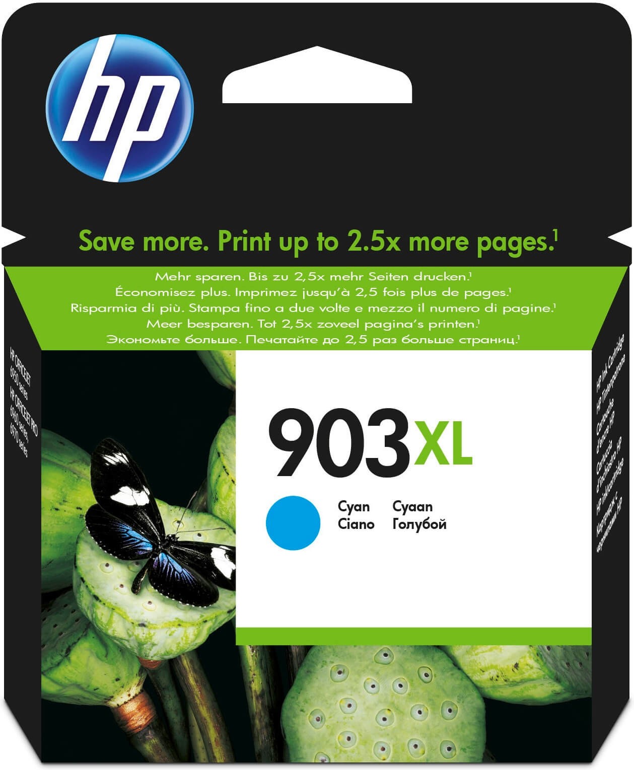 Original HP T6M03AE / 903XL Tintenpatrone cyan