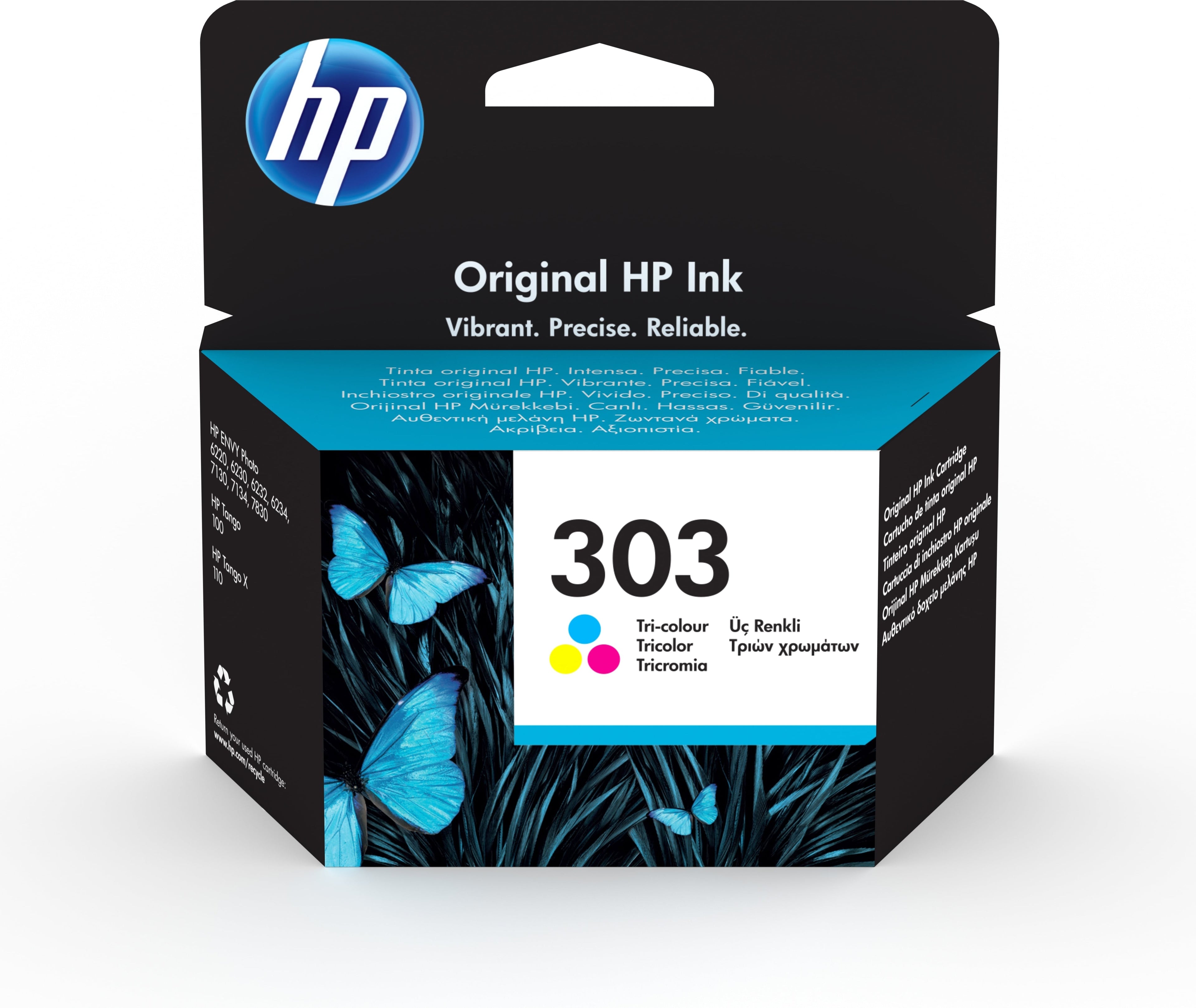 Original HP T6N01AE / 303 Druckkopfpatrone color