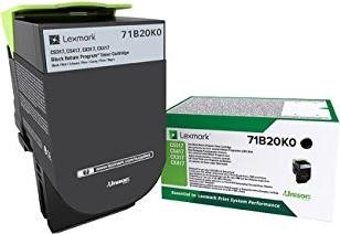 ORIGINAL Lexmark Return Toner 71B20K0 schwarz