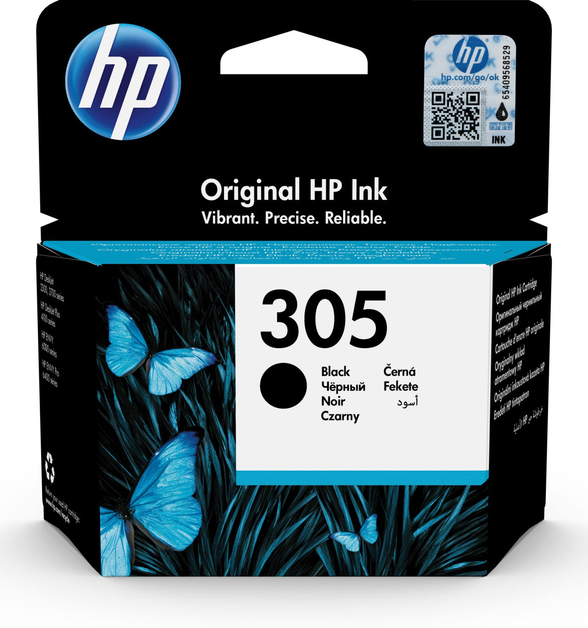 Original HP 3YM61AE / 305 Druckkopfpatrone schwarz